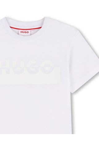 T-shirt en coton biologique - Blanc - Hugo