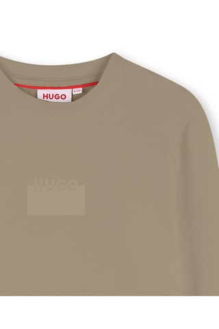 T-shirt en coton biologique - Beige - Hugo