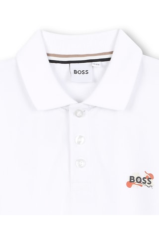Polo regular - Blanc - Boss