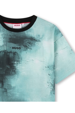 T-shirt en coton biologique - Vert - Hugo