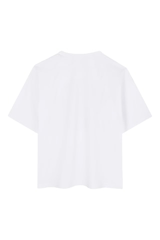 T-shirt en coton biologique - Blanc - Hugo