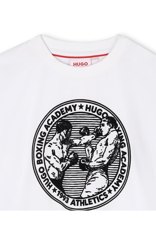 T-shirt en coton biologique - Blanc - Hugo