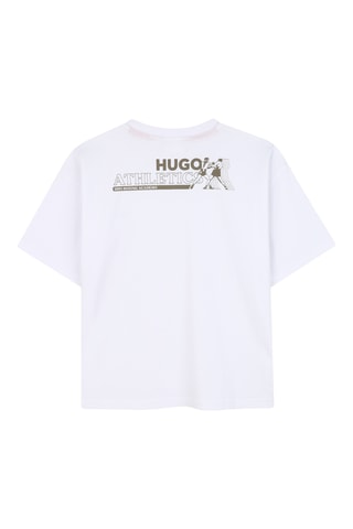 T-shirt en coton biologique - Blanc - Hugo