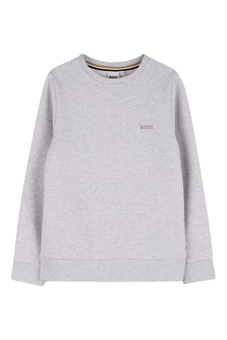 Sweat regular - Gris clair - Boss