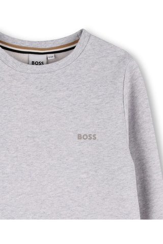 Sweat regular - Gris clair - Boss