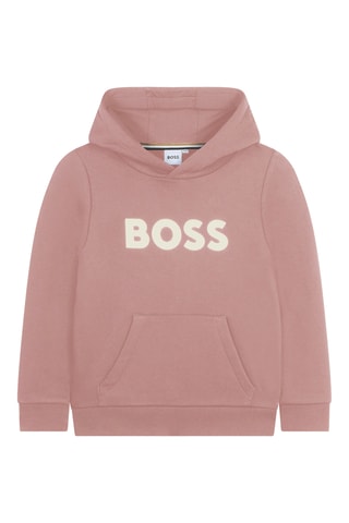 Sweat regular à capuche - Rose - Boss