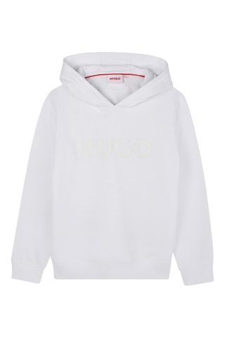 Sweat à capuche - Blanc - Hugo