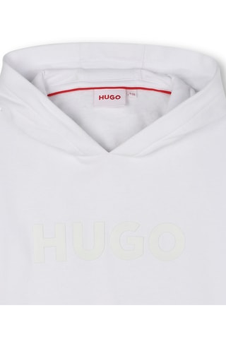 Sweat à capuche - Blanc - Hugo