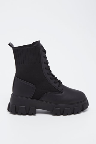 Bottines plateformes - 
Noir