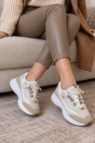 Baskets plateformes - Beige