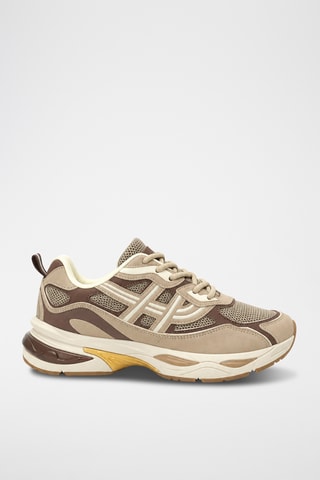 Baskets compensées - Beige