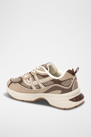 Baskets compensées - Beige