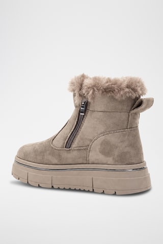 Bottines fourrées - Kaki