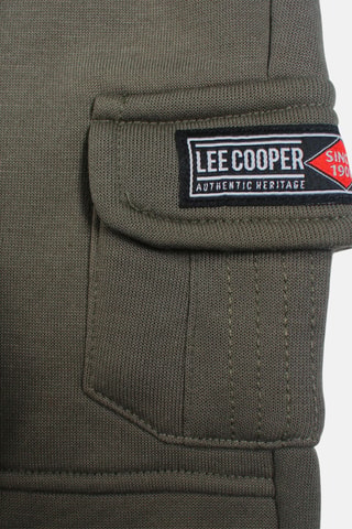 Sudadera con capucha y pantalón de chándal - Lee Cooper - Caqui