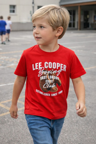 Camiseta - Lee Cooper - Rojo