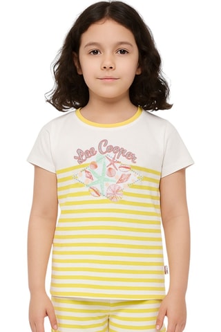 Camiseta - Lee Cooper - Amarillo