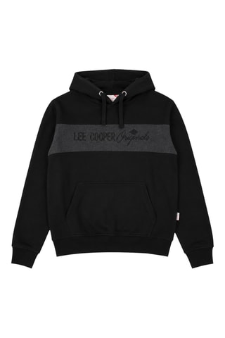 Sudadera con capucha - Lee Cooper - Negro