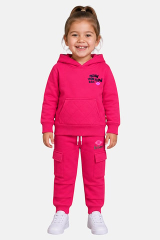 Sudadera con capucha y pantalón de chándal - Lee Cooper - Fucsia