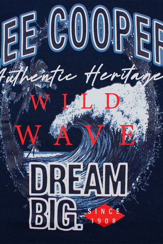 Camiseta - Lee Cooper - Azul marino