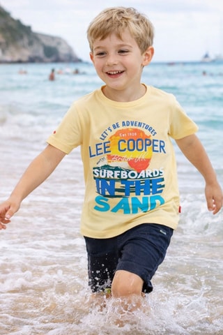 Camiseta - Lee Cooper - Amarillo