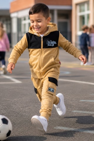 Sudadera y pantalón de chándal - Lee Cooper - Beige