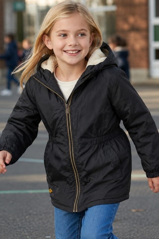 Parka con capucha - Lee Cooper - Negro
