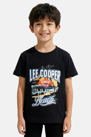 Camiseta - Lee Cooper - Negro