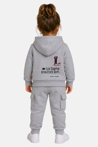 Sudadera con capucha y pantalón de chándal - Lee Cooper - Gris claro