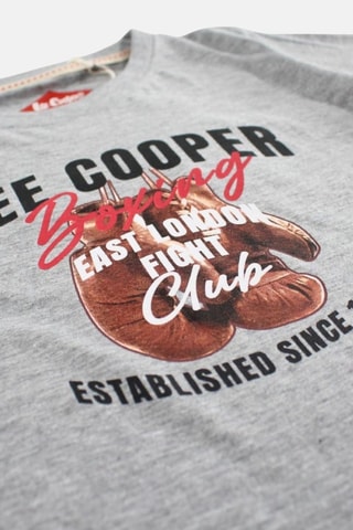 Camiseta - Lee Cooper - Gris