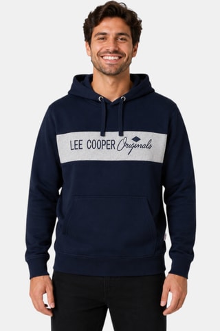 Sudadera con capucha - Lee Cooper - Azul marino