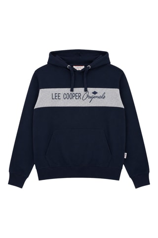 Sudadera con capucha - Lee Cooper - Azul marino