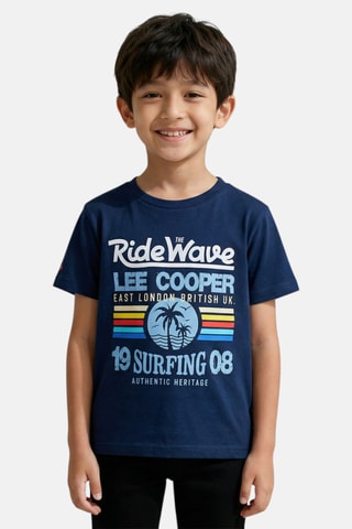 Camiseta - Lee Cooper - Azul marino