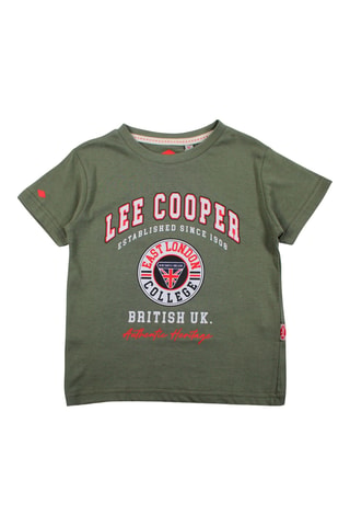 Camiseta - Lee Cooper - Caqui