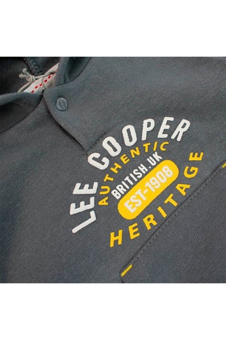 Sudadera con capucha y pantalón de chándal - Lee Cooper - Gris