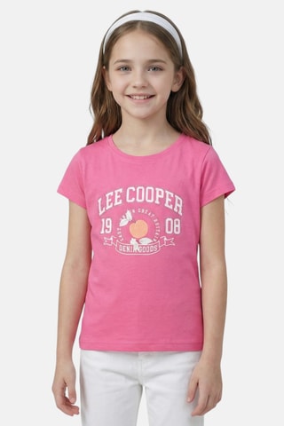 Camiseta - Lee Cooper - Fucsia