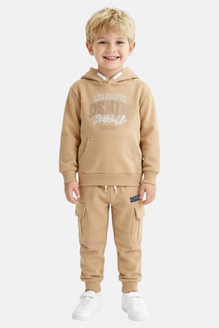 Sudadera con capucha y pantalón - Lee Cooper - Beige