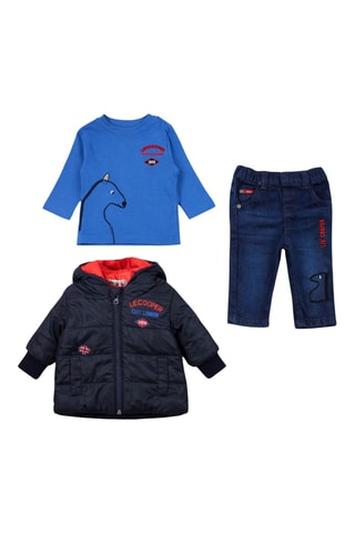 Conjunto de 3 piezas - Lee Cooper - Azul
