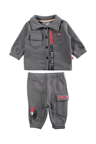 Chaqueta y pantalón de chándal - Lee Cooper - Gris