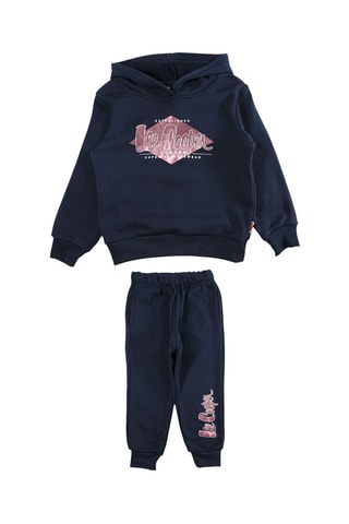 Sudadera y pantalón de chándal - Azul y rosa