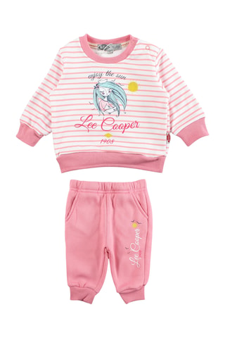 Sudadera y pantalón de chándal - Lee Cooper - Rosa