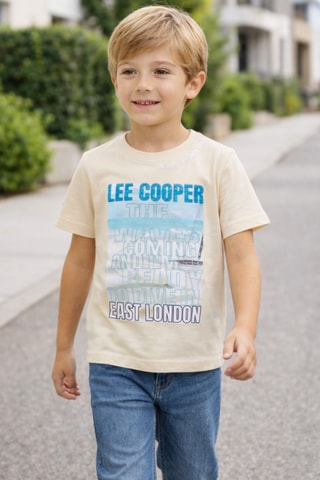 Camiseta - Lee Cooper - Beige