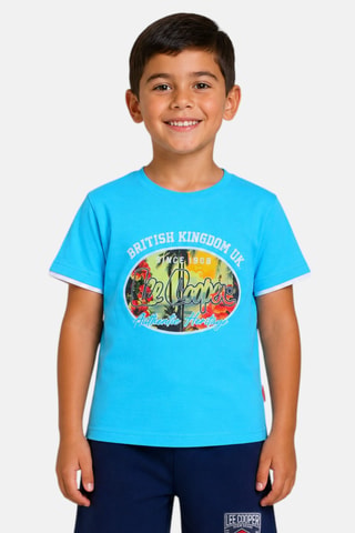 Camiseta y short - Lee Cooper - Azul
