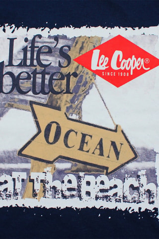 Camiseta - Lee Cooper - Azul marino