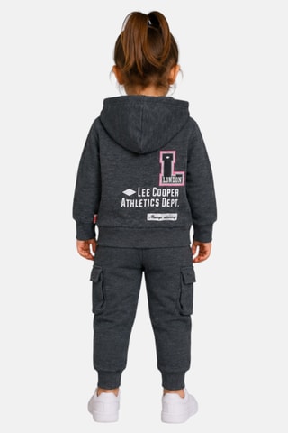 Sudadera con capucha y pantalón de chándal - Lee Cooper - Gris