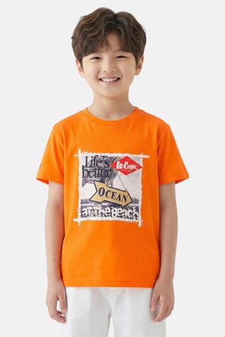 Camiseta - Lee Cooper - Naranja