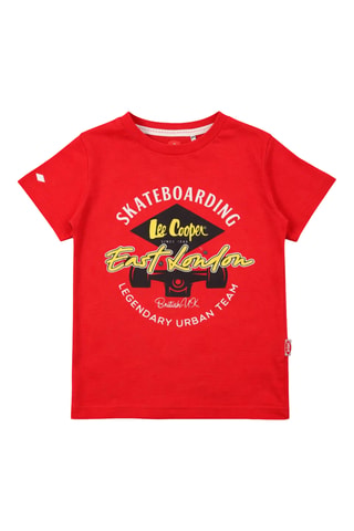 Camiseta - Lee Cooper - Rojo