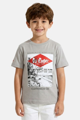 Camiseta - Lee Cooper - Gris