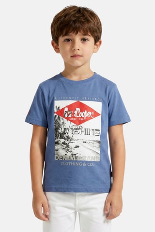 Camiseta - Lee Cooper - Azul