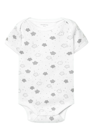 2 bodys - Blanc et gris
