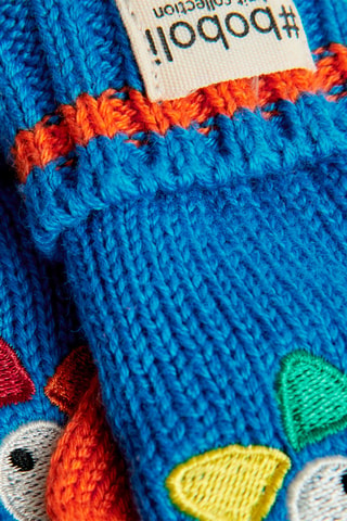 Moufles - Bleu et multicolore